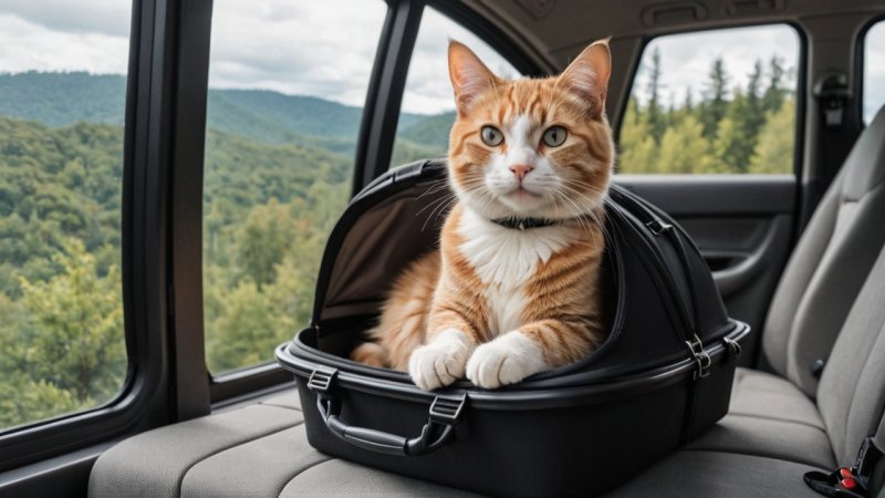 traveling with cats, tips for traveling with pets, cat travel tips, pet-friendly travel, traveling with pets