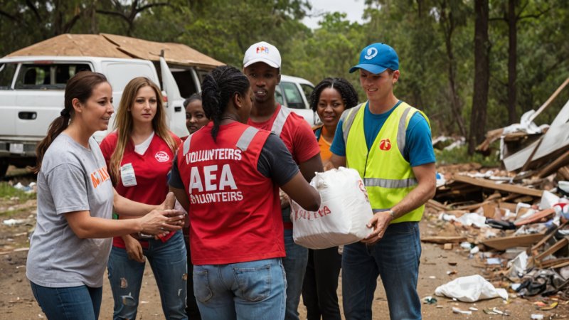 volunteering, emergency response, disaster relief, first aid, humanitarian aid, crisis management, community support