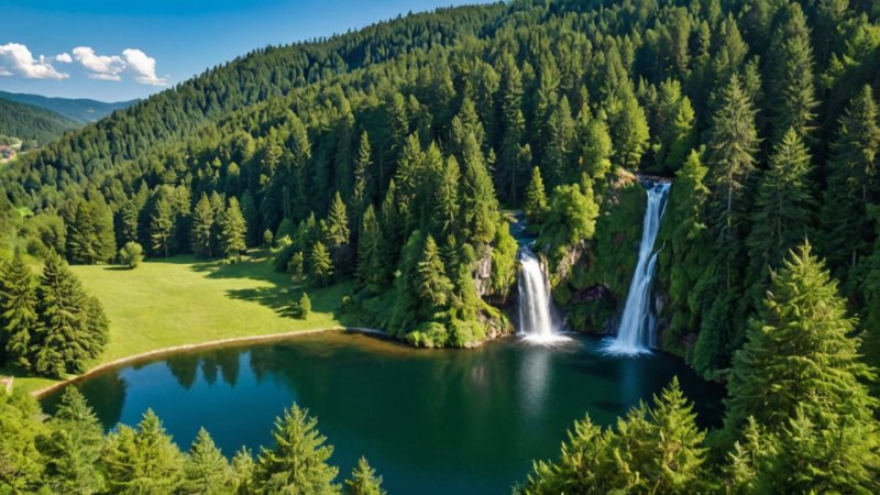 Black Forest, Triberg Waterfalls, Lake Titisee, Feldberg Mountain, Wutach Gorge, Mummelsee Lake, Gutach Waterfall, Black Forest High Road, nature travel, hiking, scenic views
