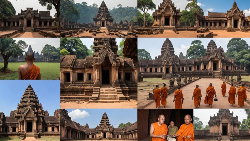 hidden historical landmarks, Asia travel, Angkor Borei, Hahoe Folk Village, Bagan temples, Fatehpur Sikri, Luang Prabang