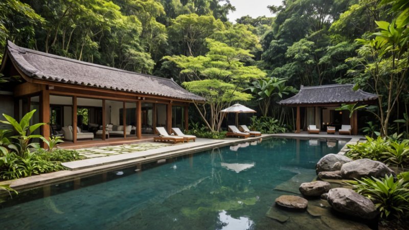 Feng Shui, wellness retreats, relaxation, energy flow, harmony, natural elements, mental clarity, holistic experience