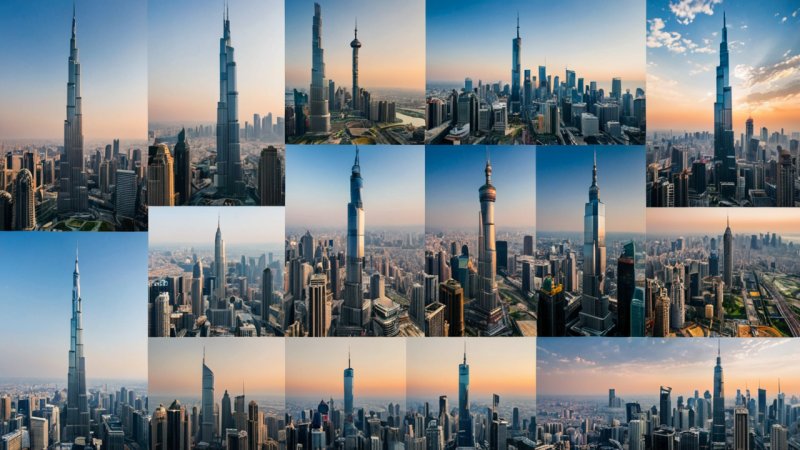 skyscrapers, urban exploration, travel, Burj Khalifa, Empire State Building, Shanghai Tower, One World Trade Center, Taipei 101