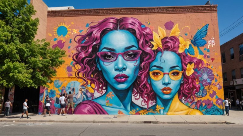 urban art, community engagement, public art, art initiatives, cultural events, street art, city life, community murals, art festivals, creative cities