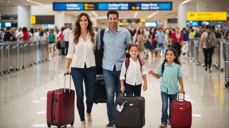 traveling with kids, airport navigation, family travel tips, flying with children, stress-free travel