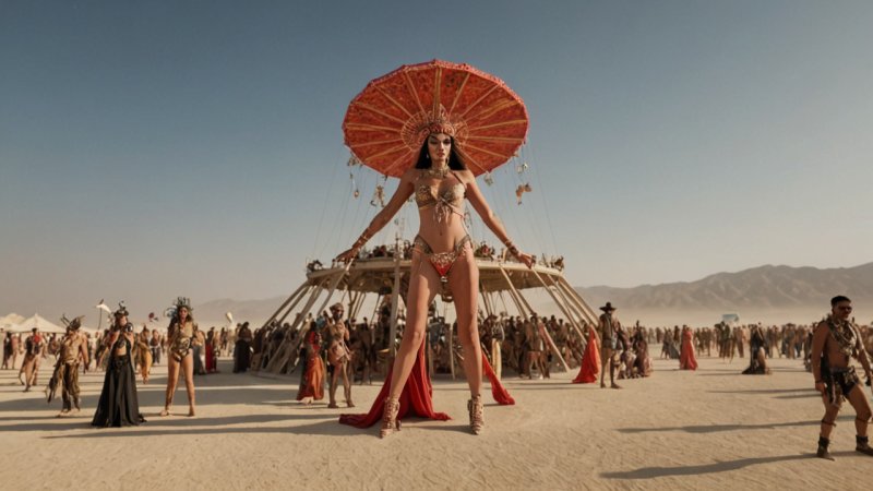 Burning Man, Coachella, Glastonbury, spiritual experiences, festivals, art, music, community, Nevada, California, England