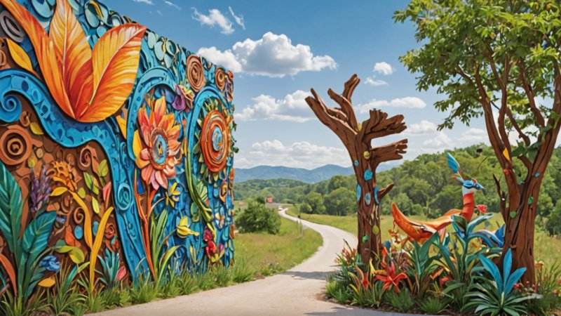 eco-friendly travel, art, sustainability, environmental awareness, eco-tourism, community engagement, digital art, art installations, workshops