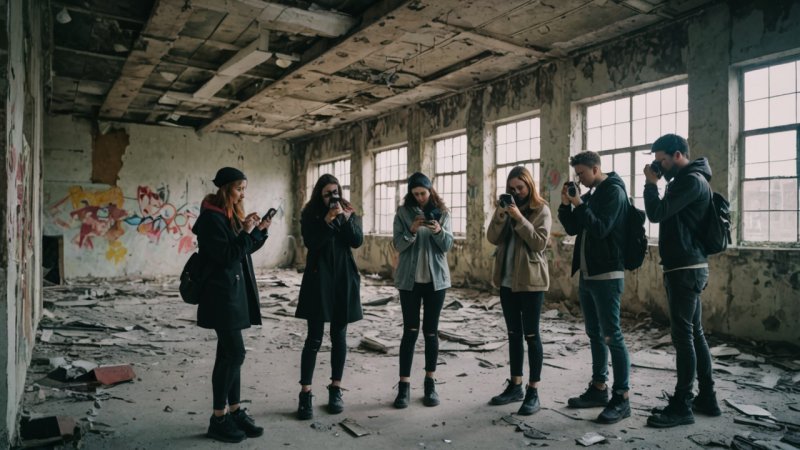 urban exploration, urbex, social media, ethical considerations, exploration trends, community building, photography, abandoned buildings, underground tunnels